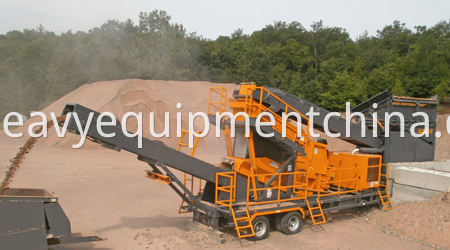 Mobile Impact Crusher Plant